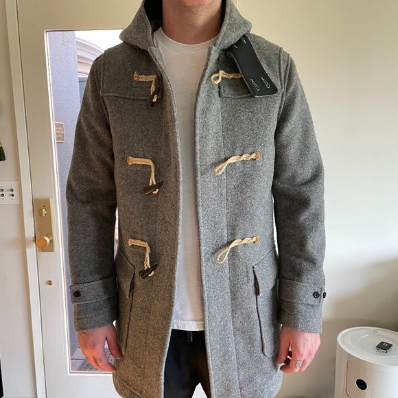 Club Monaco Other - MEN'S GREY CLUB MONACO WOOL COAT M/M
